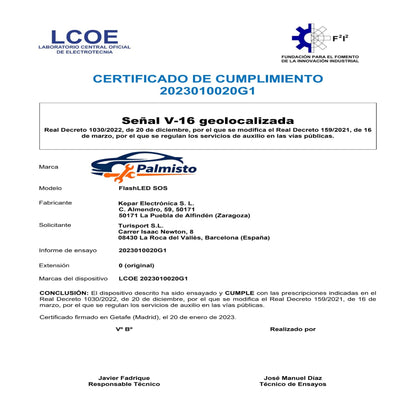 ✨ Último día 70% dto. | Compra 6 y llévate un radar/detector de velocidad GRATIS | Luz V16 DGT 2026 Autonomía solar ilimitada ⚠️ Alerta triple + Llamada satelital 🛰️