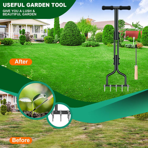 Dual-Action Lawn Aerator
